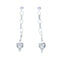 Navajo Sterling Silver Bead Post Dangle Earrings X10922